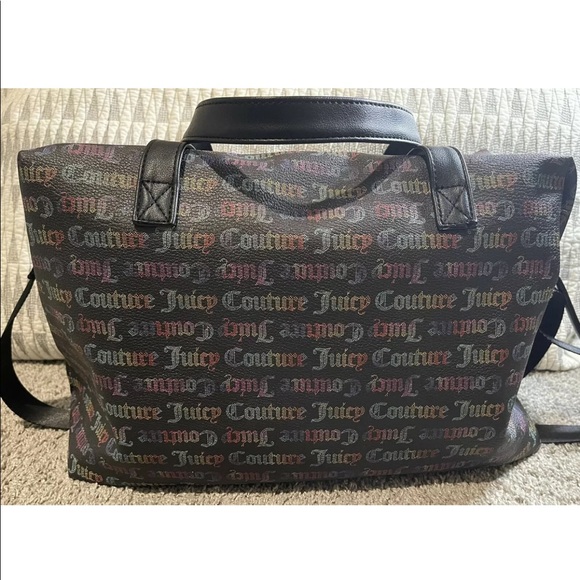 NWT Juicy Couture Weekender Overnight Bag Black - Picture 6 of 8